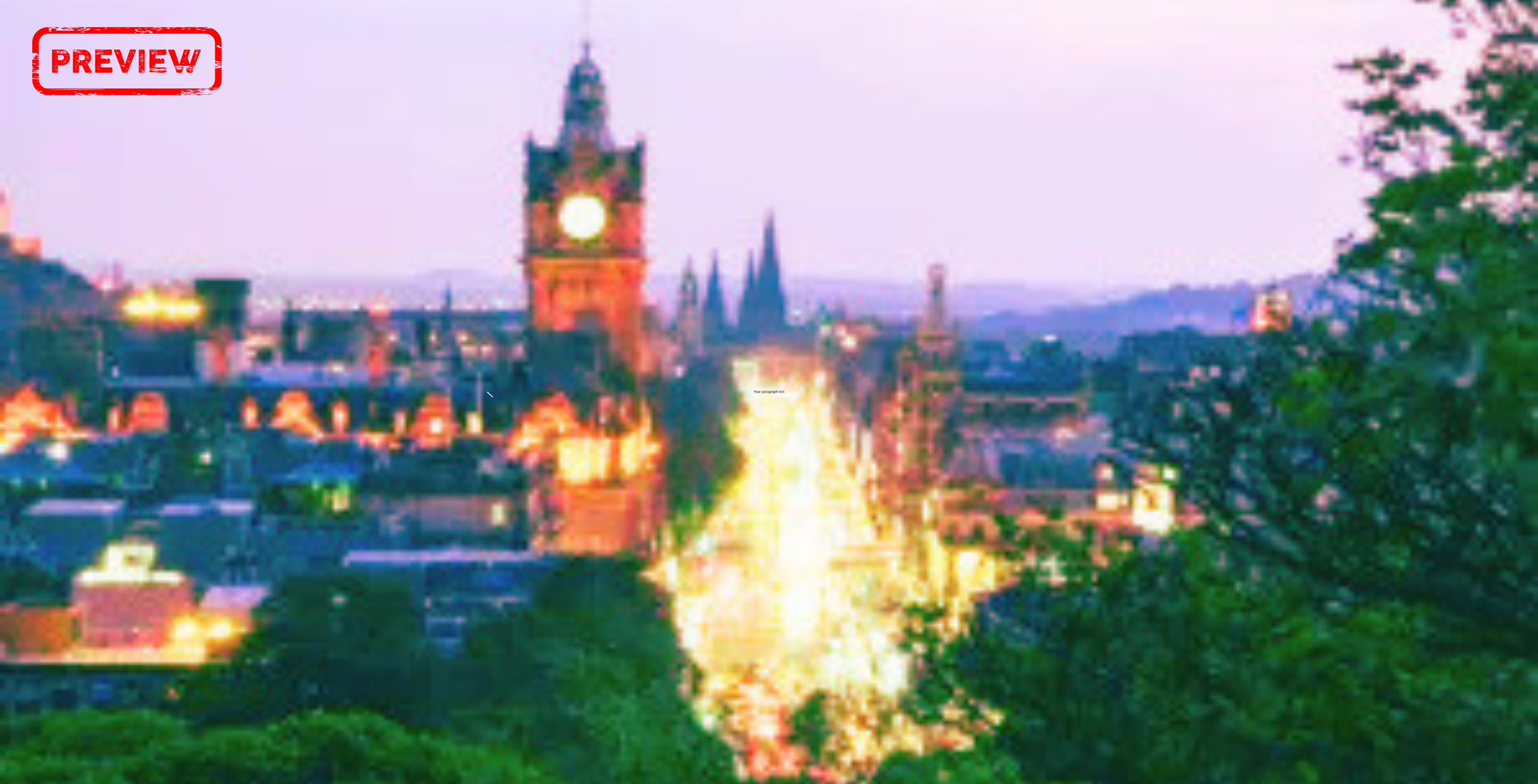Twilight In Edinburgh